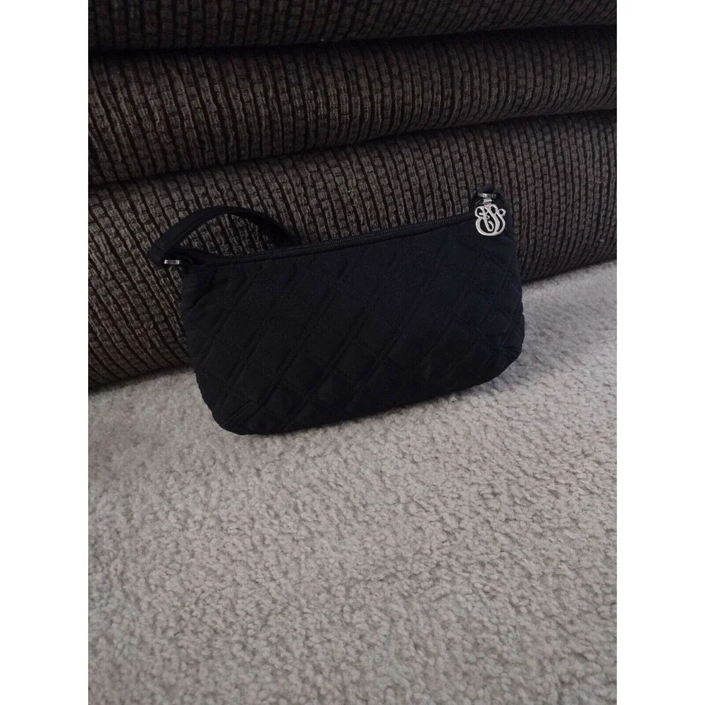 Vera Bradley black quilted handbag